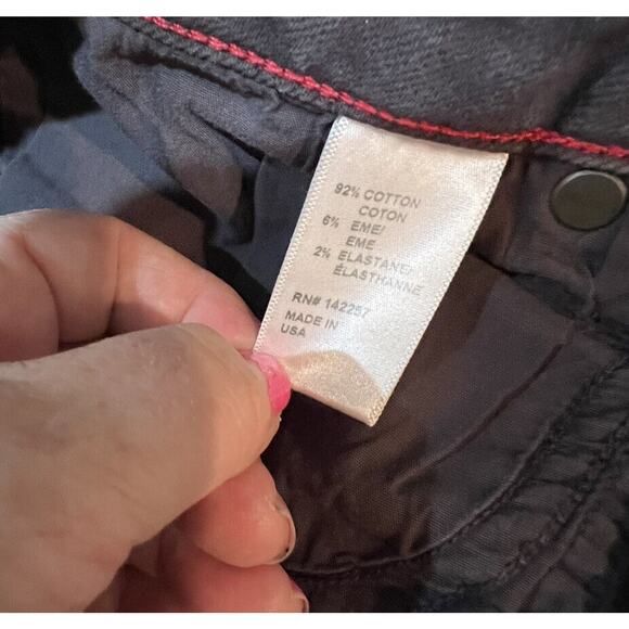 Raleigh Workshop Handcrafted Denim Jeans Mens 29x29 Gray Slim Taper Made in USA - Picture 11 of 13